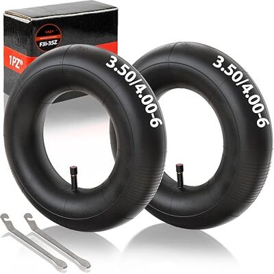 1PZ F3I-35Z 2 Chambres à Air 3.50/4.00-6 TR13 Pour Tondeuse à Gazon, Brouette, Remorque, Tracteur, Générator Compatible 4.10-6/4.00-6/3.50-6/13x4.00-6/145/70-6 -Valve Droite-Kit avec Démonte-Pneus - Publicité 1PZ F3I-35Z 2 Chambres à Air 3.50/4.00-6 TR13 Pour Tondeuse à Gazon, Brouette, Remorque, Tracteur, Générator Compatible 4.10-6/4.00-6/3.50-6/13x4.00-6/145/70-6 -Valve Droite-Kit avec Démonte-Pneus - Publicité