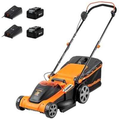 Lawnmaster CLMF4841E - Tondeuse sans fil 41cm 48V Max 4.0Ah 450m² - Publicité Lawnmaster CLMF4841E - Tondeuse sans fil 41cm 48V Max 4.0Ah 450m² - Publicité