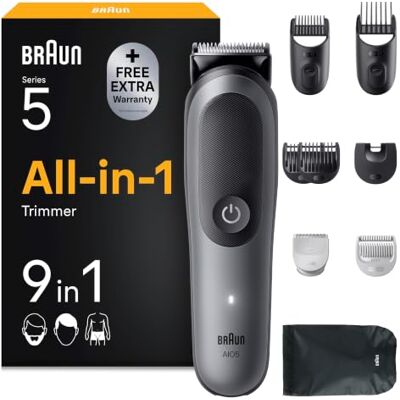 Braun AIO5545 Tondeuse - Kit de toilettage - Publicité Braun AIO5545 Tondeuse - Kit de toilettage - Publicité