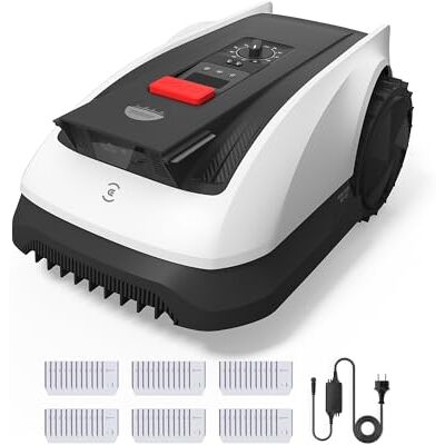 ECOVACS Goat O800 RTK Care Kit Robot Tondeuse sans Fil périphérique 800 m², RTK+Vision Améliorée par Lidar, Cartographie Automatique, Passages étroits jusqu'à 0,7 m, Tonte précise des Bordures - Publicité ECOVACS Goat O800 RTK Care Kit Robot Tondeuse sans Fil périphérique 800 m², RTK+Vision Améliorée par Lidar, Cartographie Automatique, Passages étroits jusqu'à 0,7 m, Tonte précise des Bordures - Publicité