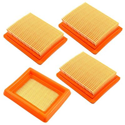 HQRP Paquet de 4 Élément de filtre à air compatible avec Husqvarna 521642101/521 64 21-01 pour Husqvarna 243R 243RJ 253R 253RB 253RJ 543RS 553RBX 553RS Coupe-bordure - Publicité HQRP Paquet de 4 Élément de filtre à air compatible avec Husqvarna 521642101/521 64 21-01 pour Husqvarna 243R 243RJ 253R 253RB 253RJ 543RS 553RBX 553RS Coupe-bordure - Publicité