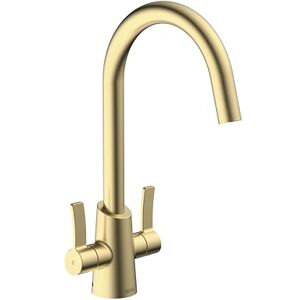 Bristan Acorn Mitigeur d'Évier en Laiton Brossé Easyfit - Robinet de Cuisine - Publicité Bristan Acorn Mitigeur d'Évier en Laiton Brossé Easyfit - Robinet de Cuisine - Publicité