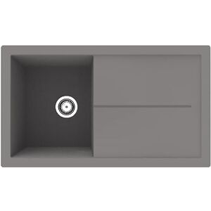 Respekta Lavello mineralite - gris - 86x50 cm - évier sous plan - Publicité Respekta Lavello mineralite - gris - 86x50 cm - évier sous plan - Publicité