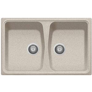 PLADOS SP0792 Évier de Cuisine en Quartz - Double Bassine, Réversible - Publicité PLADOS SP0792 Évier de Cuisine en Quartz - Double Bassine, Réversible - Publicité
