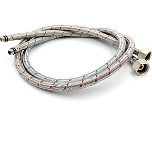 EVG Xcel Home 2x M10 x 1/2 BSP (900mm) Connecteurs flexible robinet Évier/basin Monobloc Mélangeur Robinet Connecteurs Rouille, Corrosion, et Sans plomb Acier inox Flexi Tuyau Queues (bout mâle court) - Publicité EVG Xcel Home 2x M10 x 1/2 BSP (900mm) Connecteurs flexible robinet Évier/basin Monobloc Mélangeur Robinet Connecteurs Rouille, Corrosion, et Sans plomb Acier inox Flexi Tuyau Queues (bout mâle court) - Publicité