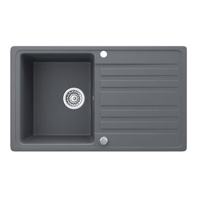 Bergström - Évier en granit 76x46 cm avec plan d’égouttage - Évier de cuisine - Publicité Bergström - Évier en granit 76x46 cm avec plan d’égouttage - Évier de cuisine - Publicité