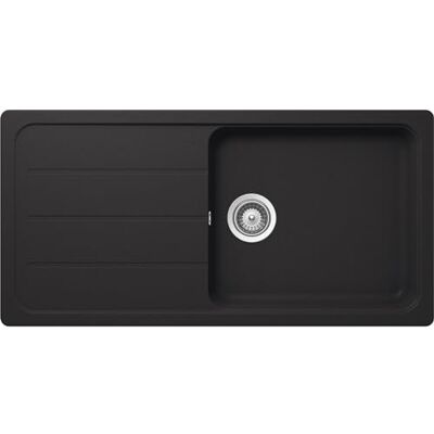 Schock FOMD100LAGON Évier de cuisine 100 x 50 cm Formhaus D-100L Onyx – Évier en granit CRISTALITE à partir de 60 cm de largeur - Publicité Schock FOMD100LAGON Évier de cuisine 100 x 50 cm Formhaus D-100L Onyx – Évier en granit CRISTALITE à partir de 60 cm de largeur - Publicité