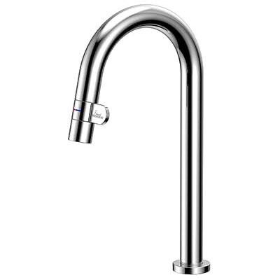 Rousseau Edouard Mitigeur Évier VAMPA Chromé Bec Haut Orientable Double Jet Ouverture par rotation - Publicité Rousseau Edouard Mitigeur Évier VAMPA Chromé Bec Haut Orientable Double Jet Ouverture par rotation - Publicité