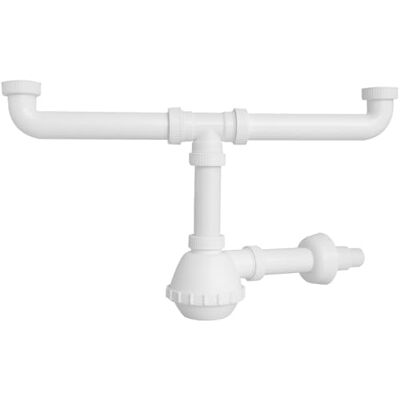 SCHLÄFER - 4395302 - Sortie 40mm - Longueur 250mm - Siphon - Publicité SCHLÄFER - 4395302 - Sortie 40mm - Longueur 250mm - Siphon - Publicité