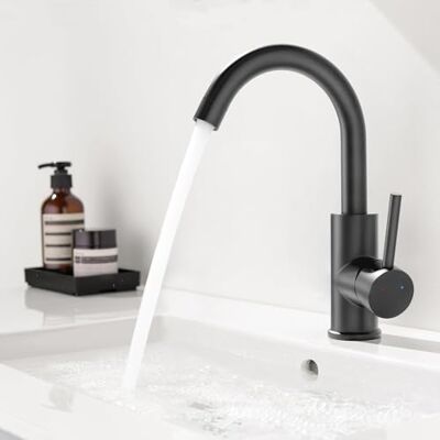 Auralum Robinet Salle de Bain Monocommande avec Bec haut pivotant à 360° - Publicité Auralum Robinet Salle de Bain Monocommande avec Bec haut pivotant à 360° - Publicité