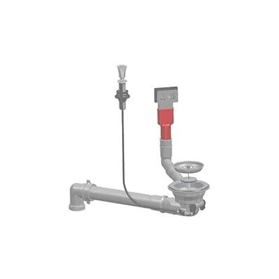 LIRA Bonde automatique d'évier diamètre 90 mm, vidage automatique avec tubulure, spécial gain de place - Publicité LIRA Bonde automatique d'évier diamètre 90 mm, vidage automatique avec tubulure, spécial gain de place - Publicité