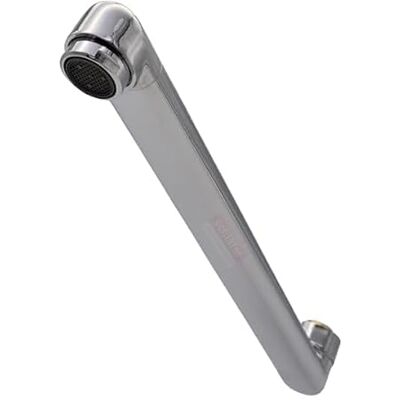 Schläfer 400425 Bec Chromé Rotatif à 360° 3/4" 250mm pour Mitigeurs Cuisine/Evier Muraux - Publicité Schläfer 400425 Bec Chromé Rotatif à 360° 3/4" 250mm pour Mitigeurs Cuisine/Evier Muraux - Publicité