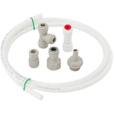 DOULTON Kit d’installation Tuyaux, adaptateurs et raccords à emboîtement pour les boîtiers de filtration sous évier Kingfisher, HIP, HIS, Duo et Trio - Publicité DOULTON Kit d’installation Tuyaux, adaptateurs et raccords à emboîtement pour les boîtiers de filtration sous évier Kingfisher, HIP, HIS, Duo et Trio - Publicité