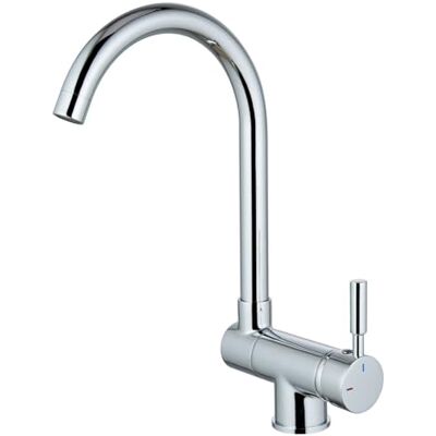 Rousseau Edouard Mitigeur évier haut rabattable KRAMI Bec mobile Économie d’eau 3 coloris : Chromé, Noir, Or (Chromé) - Publicité Rousseau Edouard Mitigeur évier haut rabattable KRAMI Bec mobile Économie d’eau 3 coloris : Chromé, Noir, Or (Chromé) - Publicité
