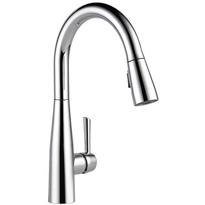Delta robinet Essa Poignée simple robinet de cuisine avec rabattable magnétique d'accueil - Publicité Delta robinet Essa Poignée simple robinet de cuisine avec rabattable magnétique d'accueil - Publicité