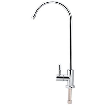 Zerodis 1/4 '' Robinet de Cuisine Pivotant à 360° Robinet d'Evier Col de Cygne Eau Potable Filtre Cuisine Mitigeur Evier Robinet En Acier Inoxydable Chrome - Publicité Zerodis 1/4 '' Robinet de Cuisine Pivotant à 360° Robinet d'Evier Col de Cygne Eau Potable Filtre Cuisine Mitigeur Evier Robinet En Acier Inoxydable Chrome - Publicité