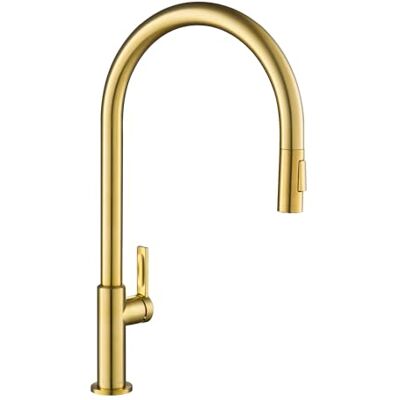 Kraus KPF-2821BB Oletto Robinet de cuisine à poignée unique et à arc haut, 53,3 cm, bronze brossé - Publicité Kraus KPF-2821BB Oletto Robinet de cuisine à poignée unique et à arc haut, 53,3 cm, bronze brossé - Publicité