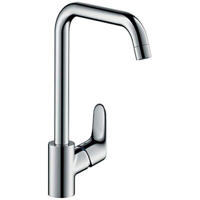 Hansgrohe Focus M41 Mitigeur de cuisine, 1 jet, Robinet avec hauteur sous bec 260 mm, Robinetterie avec bec pivotant, Chromé, 31820000 - Publicité Hansgrohe Focus M41 Mitigeur de cuisine, 1 jet, Robinet avec hauteur sous bec 260 mm, Robinetterie avec bec pivotant, Chromé, 31820000 - Publicité