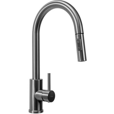 Rea Robinet de Cuisine Fresh Titane Brossé Mitigeur Évier avec Douchette Extractible 360° 39,5 cm - Publicité Rea Robinet de Cuisine Fresh Titane Brossé Mitigeur Évier avec Douchette Extractible 360° 39,5 cm - Publicité