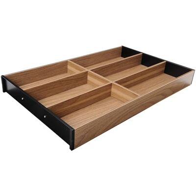 Blum AMBIA-LINE range-couverts organiseur de tiroir premium pour cuisines et meubles modernes trie et range couverts avec clarté avec pieds antidérapants 47×30×5 cm Noyer Tennessee - Publicité Blum AMBIA-LINE range-couverts organiseur de tiroir premium pour cuisines et meubles modernes trie et range couverts avec clarté avec pieds antidérapants 47×30×5 cm Noyer Tennessee - Publicité
