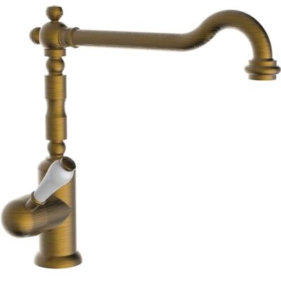 Schläfer 86126510 Mitigeur Cuisine Retro Bronze, Bec Style Vieux, Robinet d'évier de Cuisine Traditionnel en Laiton Brossé, Mitigeur d'évier Vintage Rétro. Made in Italy - Publicité Schläfer 86126510 Mitigeur Cuisine Retro Bronze, Bec Style Vieux, Robinet d'évier de Cuisine Traditionnel en Laiton Brossé, Mitigeur d'évier Vintage Rétro. Made in Italy - Publicité