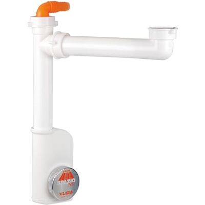 LIRA Siphon Space 1 NT inspectable pour éviers de cuisine avec 1 baignoire blanc - Publicité LIRA Siphon Space 1 NT inspectable pour éviers de cuisine avec 1 baignoire blanc - Publicité