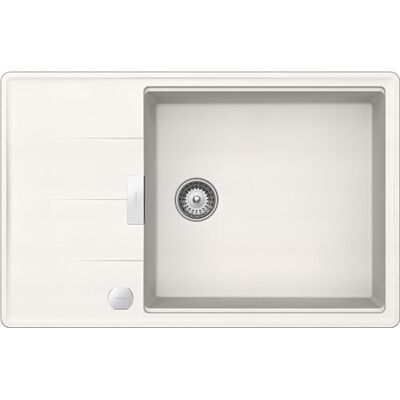 Schock Évier de cuisine Tia D100LS, 1 grande baignoire avec gouttelette, baignoire réversible et sauteuse de série, matériau ®Cristadur, blanc pur, 780 x 500 mm - Publicité Schock Évier de cuisine Tia D100LS, 1 grande baignoire avec gouttelette, baignoire réversible et sauteuse de série, matériau ®Cristadur, blanc pur, 780 x 500 mm - Publicité