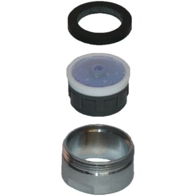 Neoperl Economiseur d'eau 3,4 L/Min + Bague mâle + Joint en Plastique Polie - Publicité Neoperl Economiseur d'eau 3,4 L/Min + Bague mâle + Joint en Plastique Polie - Publicité