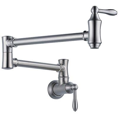 Delta robinet 1177lf-ar support mural Pot Filler robinet, Arctic inoxydable - Publicité Delta robinet 1177lf-ar support mural Pot Filler robinet, Arctic inoxydable - Publicité