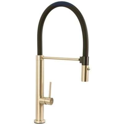 Rea Robinet de Cuisine Viera Ottone Oro Spazzolato 19x5x50 cm - Publicité Rea Robinet de Cuisine Viera Ottone Oro Spazzolato 19x5x50 cm - Publicité