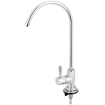 Zerodis Robinet En Acier Inoxydable Chromé De 1/4 Pouces, Osmose Inverse, Col De Cygne, Connexion Rapide, Filtre À Eau Potable, Robinet De Cuisine - Publicité Zerodis Robinet En Acier Inoxydable Chromé De 1/4 Pouces, Osmose Inverse, Col De Cygne, Connexion Rapide, Filtre À Eau Potable, Robinet De Cuisine - Publicité