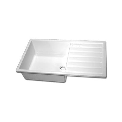 GENERIC Evier plastique blanc avec égouttoir pour caravane et camping-car - Publicité GENERIC Evier plastique blanc avec égouttoir pour caravane et camping-car - Publicité