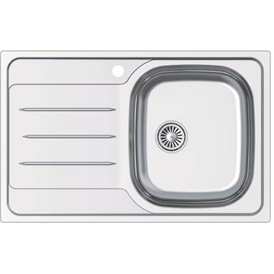 EDESA Évier de cuisine sur plan de travail 1 cuve carrée 1 égouttoir velette SE 79 cm 79 x 50 cm Acier inoxydable Profondeur 18 cm Fond absorbant Accessoires inclus Couleur grise - Publicité EDESA Évier de cuisine sur plan de travail 1 cuve carrée 1 égouttoir velette SE 79 cm 79 x 50 cm Acier inoxydable Profondeur 18 cm Fond absorbant Accessoires inclus Couleur grise - Publicité
