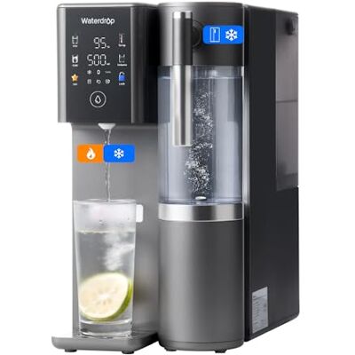 Waterdrop A2 Système d’Osmose Inverse de Comptoir Chaud et Froid Ratio 3:1 Eau Pure/Eaux Usées, Eau Chaude/Froide/Ambiante, 6 Températures, Réservoir Portable, Fontaine Sans Bouteille - Publicité Waterdrop A2 Système d’Osmose Inverse de Comptoir Chaud et Froid Ratio 3:1 Eau Pure/Eaux Usées, Eau Chaude/Froide/Ambiante, 6 Températures, Réservoir Portable, Fontaine Sans Bouteille - Publicité