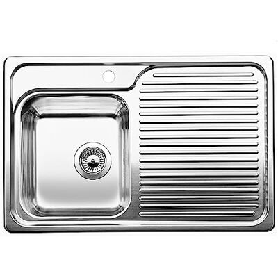Blanco 511125 Évier de cuisine en acier inoxydable CLASSIC 40 S Couleur/Finition : Acier poli - Publicité Blanco 511125 Évier de cuisine en acier inoxydable CLASSIC 40 S Couleur/Finition : Acier poli - Publicité