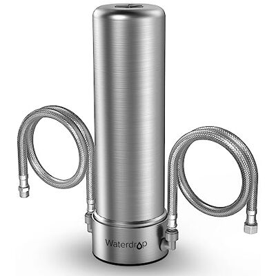 Waterdrop AS13 Filtre Sous Évier en Inox, Réduit le Chlore Certifié NSF/ANSI 42, Réduit Plomb, PFAS, PFOA/PFOS, Filtration en 6 Étapes, Sans Perçage, Connexion au Robinet Existant - Publicité Waterdrop AS13 Filtre Sous Évier en Inox, Réduit le Chlore Certifié NSF/ANSI 42, Réduit Plomb, PFAS, PFOA/PFOS, Filtration en 6 Étapes, Sans Perçage, Connexion au Robinet Existant - Publicité