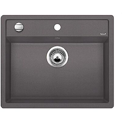 Blanco DALAGO 6 – Évier au Design Moderne pour Sous-meubles de 60 cm de large – En Composite de Granit SILGRANIT – Gris – 518850 - Publicité Blanco DALAGO 6 – Évier au Design Moderne pour Sous-meubles de 60 cm de large – En Composite de Granit SILGRANIT – Gris – 518850 - Publicité