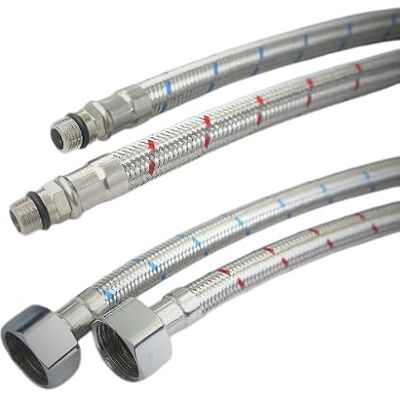 Schläfer 4605008 Raccord flexible robinet 1/2 m10, Raccord Tuyau de raccordement G1/2 x M10 x 35 cm, Rallonge de Tuyau pour Mitigeur Robinet Evier Cuisine Lavabo Salle de Bain. x2 pièces - Publicité Schläfer 4605008 Raccord flexible robinet 1/2 m10, Raccord Tuyau de raccordement G1/2 x M10 x 35 cm, Rallonge de Tuyau pour Mitigeur Robinet Evier Cuisine Lavabo Salle de Bain. x2 pièces - Publicité