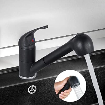 ARCORA Robinet Cuisine avec Douchette Extractible, 2 Modes de Jet Pulvérisateur, Robinetterie Mitigeur Cuisine Bec Bas, Rotatif à 90°, Equipé de Flexible Eau Chaude et Froide, Cartouche en Céramique - Publicité ARCORA Robinet Cuisine avec Douchette Extractible, 2 Modes de Jet Pulvérisateur, Robinetterie Mitigeur Cuisine Bec Bas, Rotatif à 90°, Equipé de Flexible Eau Chaude et Froide, Cartouche en Céramique - Publicité