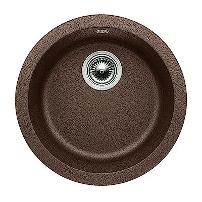 Blanco Rondo Évier en granit Silgranit café Type de montage : montage par le haut Pour armoires inférieures de 45 cm de large La solution ronde individuelle pour les petites cuisines - Publicité Blanco Rondo Évier en granit Silgranit café Type de montage : montage par le haut Pour armoires inférieures de 45 cm de large La solution ronde individuelle pour les petites cuisines - Publicité