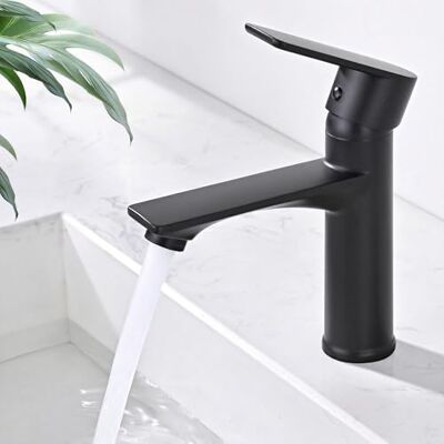 HOMELODY Robinet Lavabo Noir Mitigeur Salle de Bain Robinet Vasque Mitigeur Lave Main eau chaude et froide Robinetterie Acier inoxydable - Publicité HOMELODY Robinet Lavabo Noir Mitigeur Salle de Bain Robinet Vasque Mitigeur Lave Main eau chaude et froide Robinetterie Acier inoxydable - Publicité