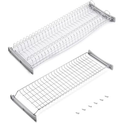 Emuca Égouttoir Suspendu Suprastar pour Assiettes et Verres, Largeur intérieur Module 760-770mm, chromée, Acier - Publicité Emuca Égouttoir Suspendu Suprastar pour Assiettes et Verres, Largeur intérieur Module 760-770mm, chromée, Acier - Publicité
