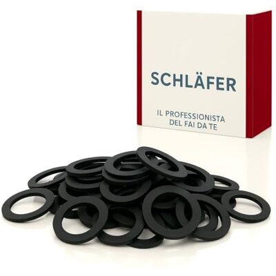Schläfer 1834 Joints hydrauliques en caoutchouc plat 3/4 x 3 mm adaptés pour vidange éviers, raccords, réducteurs, flexibles hydrauliques, robinets, porte-caoutchouc Lot de 50 pièces. Publicité Schläfer 1834 Joints hydrauliques en caoutchouc plat 3/4 x 3 mm adaptés pour vidange éviers, raccords, réducteurs, flexibles hydrauliques, robinets, porte-caoutchouc Lot de 50 pièces. Publicité