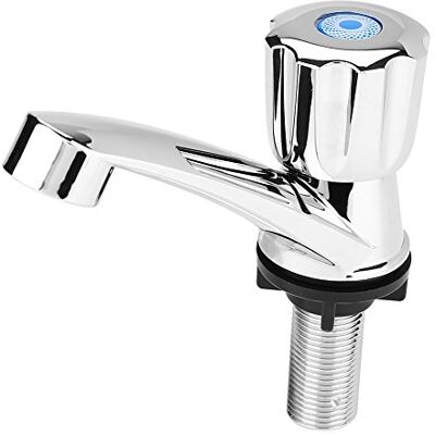 Zerodis Robinet Lavabo Eau Froide Mitigeur lavabo Moderne Robinet Salle de Bain Finition robinet lave main pour Evier Cuisine (G1 / 2-Shutter) - Publicité Zerodis Robinet Lavabo Eau Froide Mitigeur lavabo Moderne Robinet Salle de Bain Finition robinet lave main pour Evier Cuisine (G1 / 2-Shutter) - Publicité