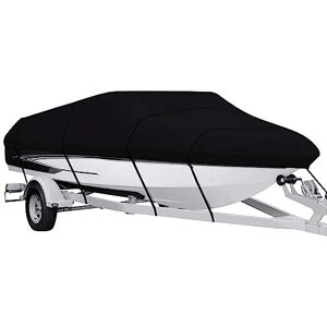 Ywanwj Housse de Bateau 420D à Usage intensif Qualité Marine Toile Oxford imperméable Housses Anti- Housse Aux Déchirures Bâche De Bateau Réglable pour Yacht Bateau de pêche Ski Boat(Noir 14-16Ft) - Publicité Ywanwj Housse de Bateau 420D à Usage intensif Qualité Marine Toile Oxford imperméable Housses Anti- Housse Aux Déchirures Bâche De Bateau Réglable pour Yacht Bateau de pêche Ski Boat(Noir 14-16Ft) - Publicité