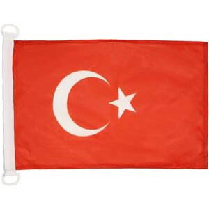 Drapeau nautique de Turquie Az Flag 45x30cm - Drapeau de bateau - Neuf - Publicité Drapeau nautique de Turquie Az Flag 45x30cm - Drapeau de bateau - Neuf - Publicité