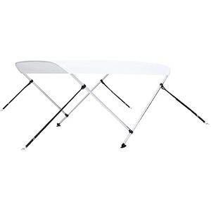 vidaXL Auvent Bimini à 2 Arceaux pour Bateau Couverture Résistante aux UV Extérieur Blanc 180x150x110 cm - Publicité vidaXL Auvent Bimini à 2 Arceaux pour Bateau Couverture Résistante aux UV Extérieur Blanc 180x150x110 cm - Publicité