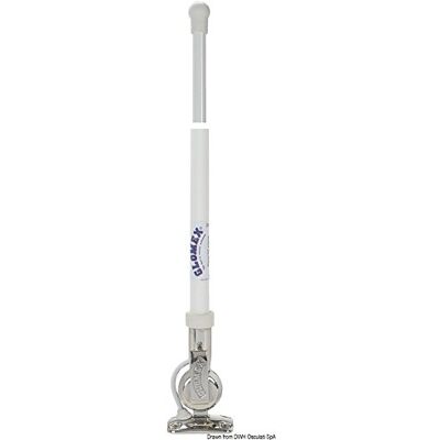 Support d'antenne VHF Glomex Acier Inoxydable 1m - Antenne VHF - Publicité Support d'antenne VHF Glomex Acier Inoxydable 1m - Antenne VHF - Publicité