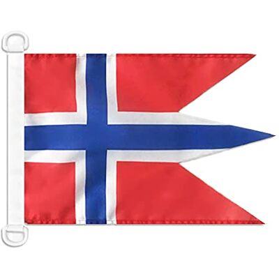 AZ FLAG Pavillon Pavillon de guerre Norvège 45x30 cm Anneaux Plastique Usage extérieur et nautique Pavillon nautique norvégien résistant aux intempéries avec coutures doubles et bords renforcés - Publicité AZ FLAG Pavillon Pavillon de guerre Norvège 45x30 cm Anneaux Plastique Usage extérieur et nautique Pavillon nautique norvégien résistant aux intempéries avec coutures doubles et bords renforcés - Publicité
