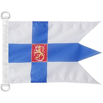 AZ FLAG Pavillon Pavillon de guerre Finlande 45x30 cm Anneaux Plastique Usage extérieur et nautique Pavillon nautique finlandais résistant aux intempéries avec coutures doubles et bords renforcés - Publicité AZ FLAG Pavillon Pavillon de guerre Finlande 45x30 cm Anneaux Plastique Usage extérieur et nautique Pavillon nautique finlandais résistant aux intempéries avec coutures doubles et bords renforcés - Publicité